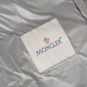 Replica Moncler Acorus Stand Collar Down Jacket Grey Reps - RepLuxe
