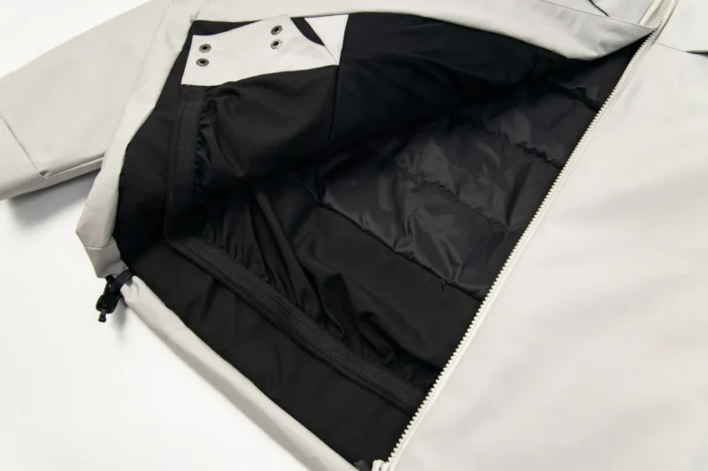 Replica Arc'teryx Macai Jacket Light Grey Hooded Reps - RepLuxe