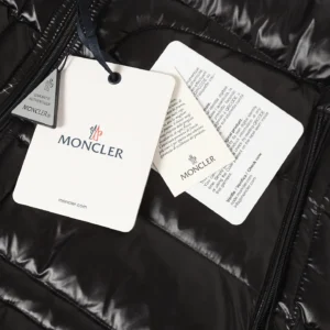 Replica Moncler Acorus Stand Collar Down Jacket Black Reps - RepLuxe