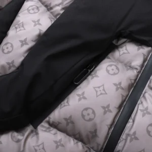 Replica Louis Vuitton 2054 Down Jacket Black Monogram Reps - RepLuxe