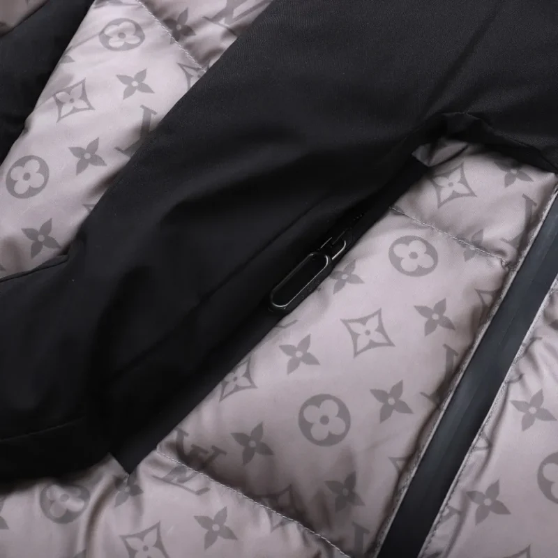 Replica Louis Vuitton 2054 Down Jacket Black Monogram Reps - RepLuxe