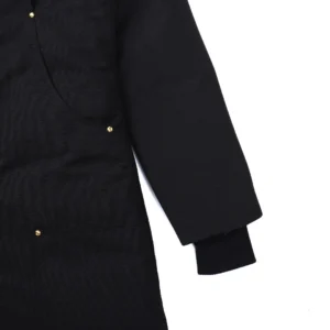 Replica Moose Knuckles Gold Scissor Down Jacket Black Reps - RepLuxe