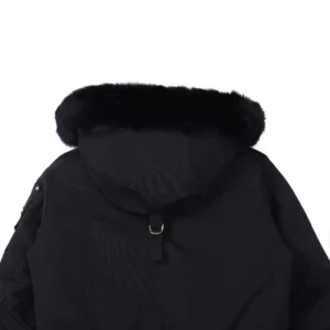 Replica Moose Knuckles Gold Scissor Down Jacket Black Reps - RepLuxe