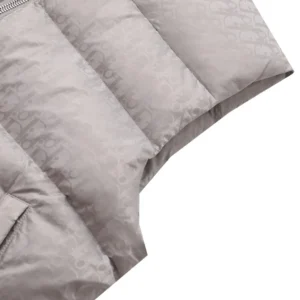 Replica Dior Limited Edition Classic Monogram Down Vest Grey Reps - RepLuxe