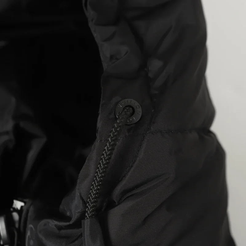 Replica Louis Vuitton Down Jacket Black Monogram Reps - RepLuxe