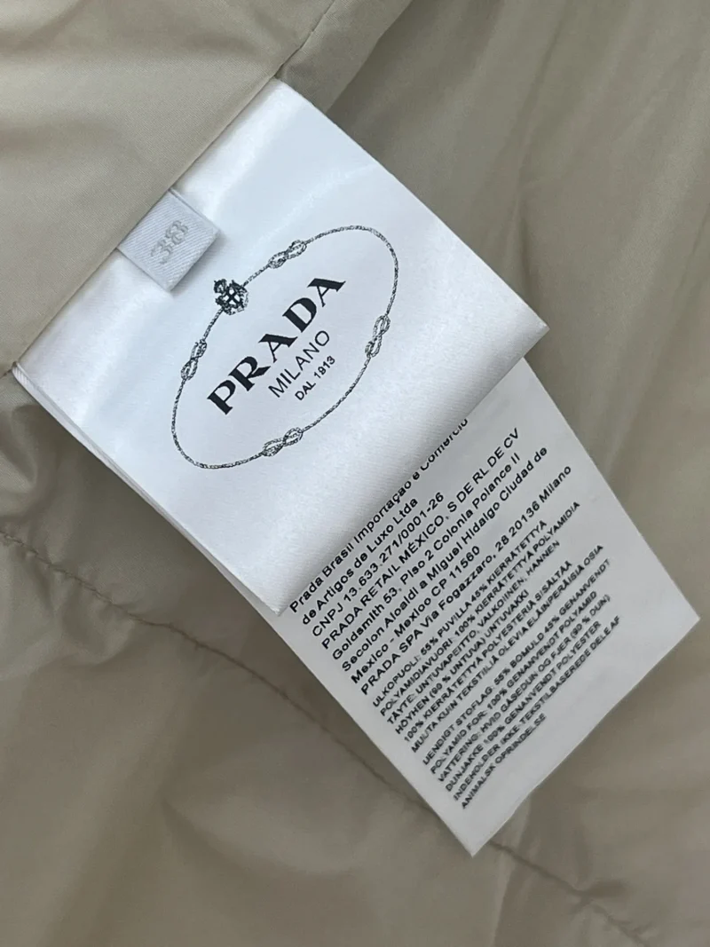 Replica Prada 25Ss Down Vest Camel Classic Style Reps - RepLuxe