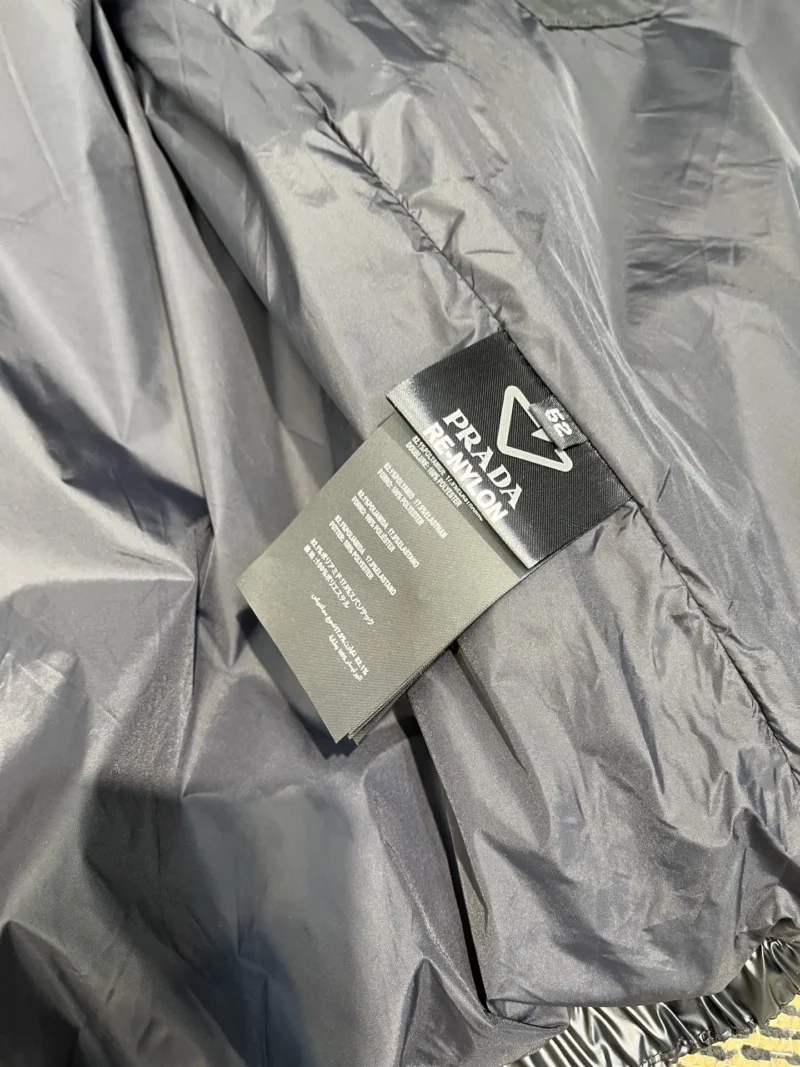 Replica Prada Down Vest Black Logo Style Reps - RepLuxe