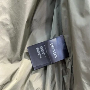 Replica Prada Minimalist Down Vest Olive Green Reps - RepLuxe