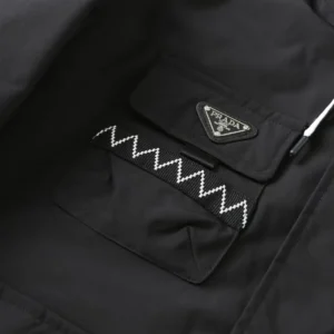 Replica Prada Hooded Down Jacket White Unisex Reps - RepLuxe