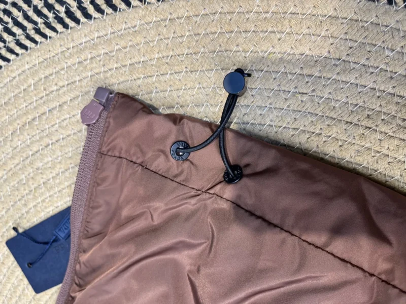 Replica Prada Biker Down Jacket Brown Hooded Reps - RepLuxe