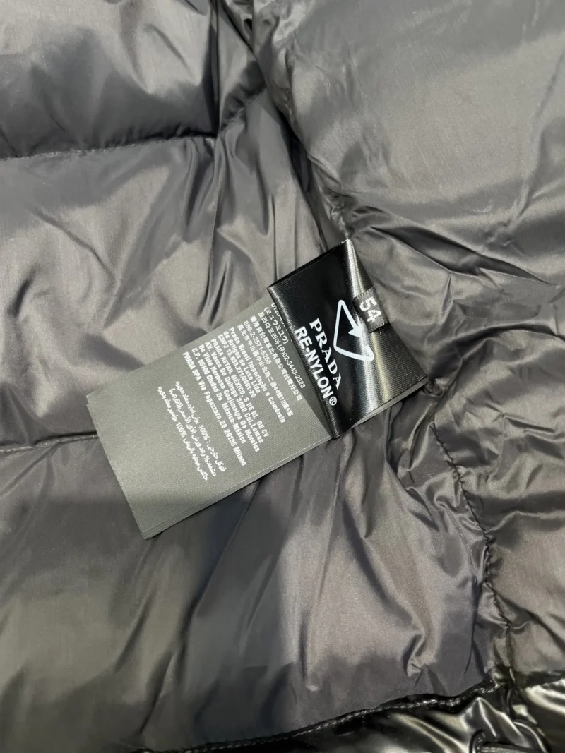 Replica Prada Down Jacket Black Minimalist Style Reps - RepLuxe
