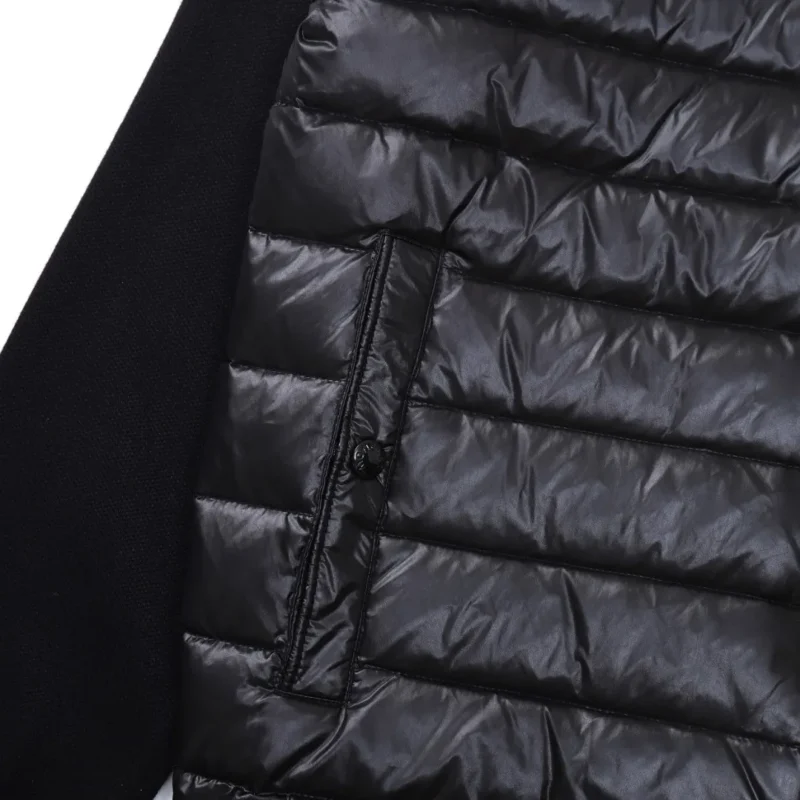 Replica Moncler M29 Knit Down Jacket Black Reps - RepLuxe