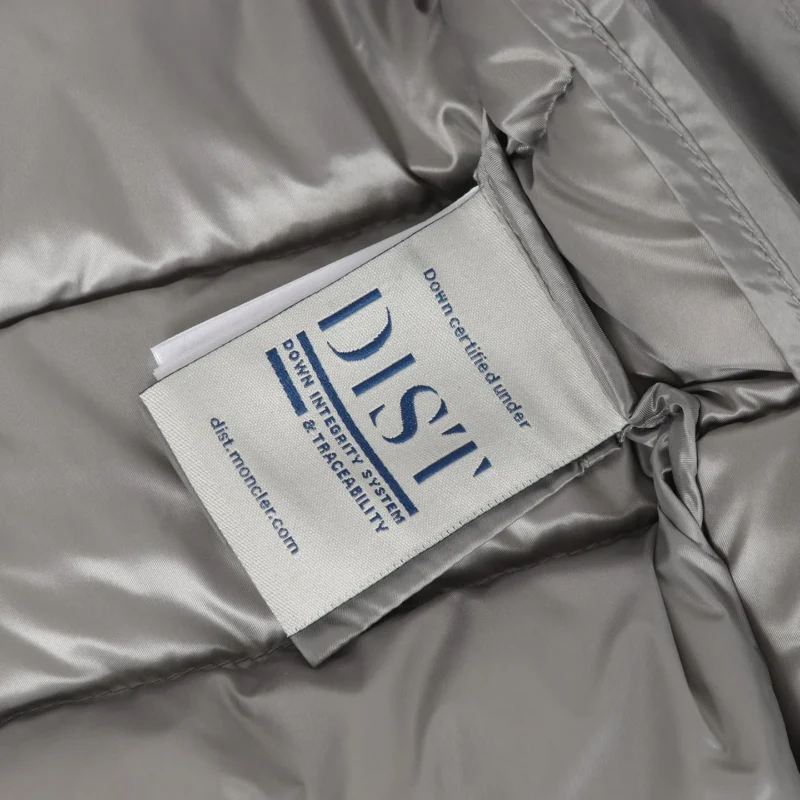 Replica Moncler Acorus Stand Collar Down Jacket Grey Reps - RepLuxe