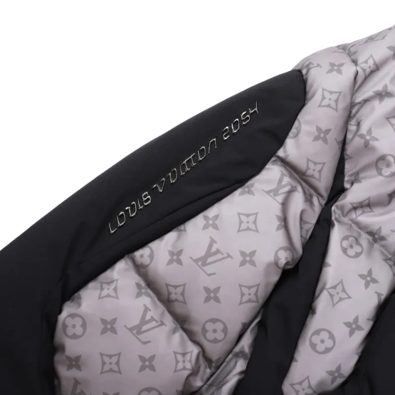 Replica Louis Vuitton 2054 Down Jacket Black Monogram Reps - RepLuxe