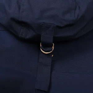 Replica Moose Knuckles Gold Scissor Jacket Navy Blue Reps - RepLuxe