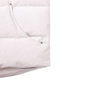 Replica Moose Knuckles Vest Off White Quilted Reps - RepLuxe