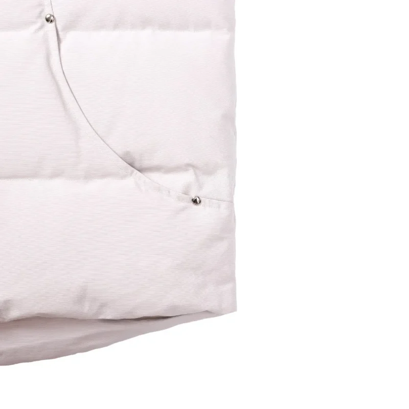 Replica Moose Knuckles Vest Off White Quilted Reps - RepLuxe