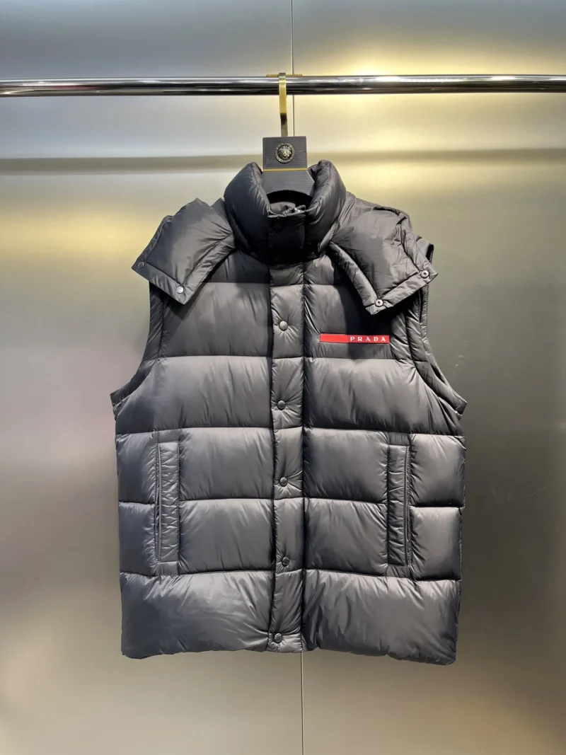 Replica Prada Down Jacket Black Padded Style Reps - RepLuxe