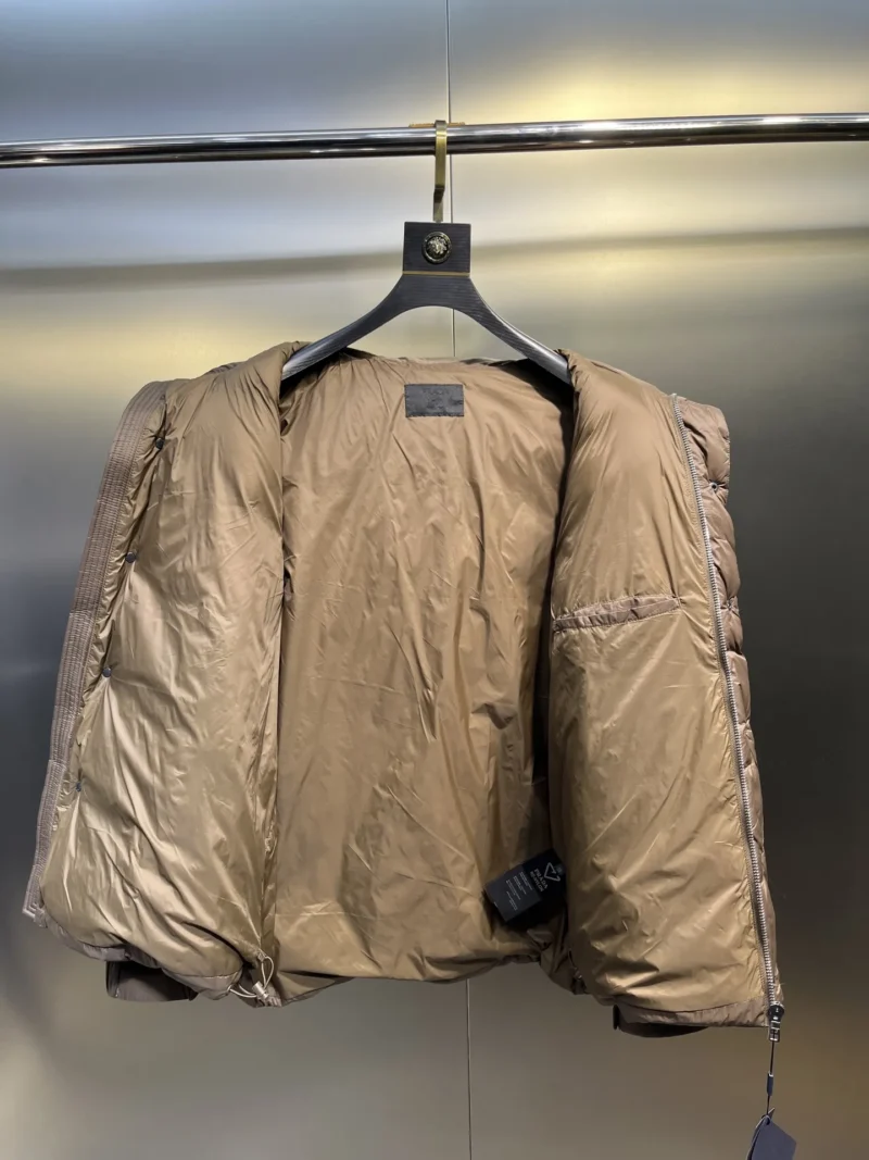 Replica Prada Down Jacket Taupe Hooded Style Reps - RepLuxe