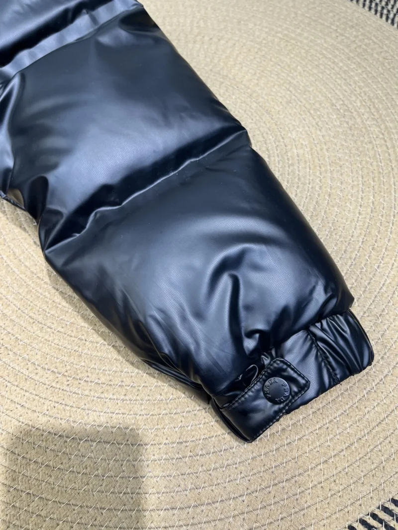 Replica Prada Down Jacket Black Hooded Puffer Reps - RepLuxe