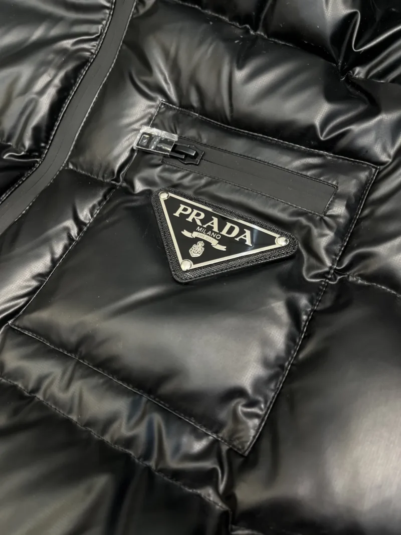 Replica Prada Down Jacket Black Minimalist Style Reps - RepLuxe