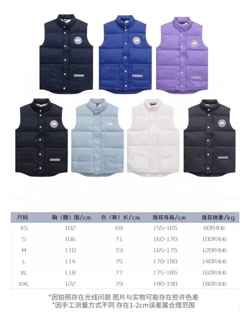 Replica Canada Goose Northern Lights Down Vest Blue Reps - RepLuxe