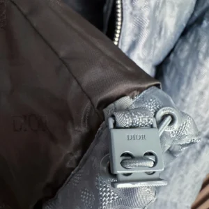 Replica Dior Down Jacket Blue Logo Series Reps - RepLuxe
