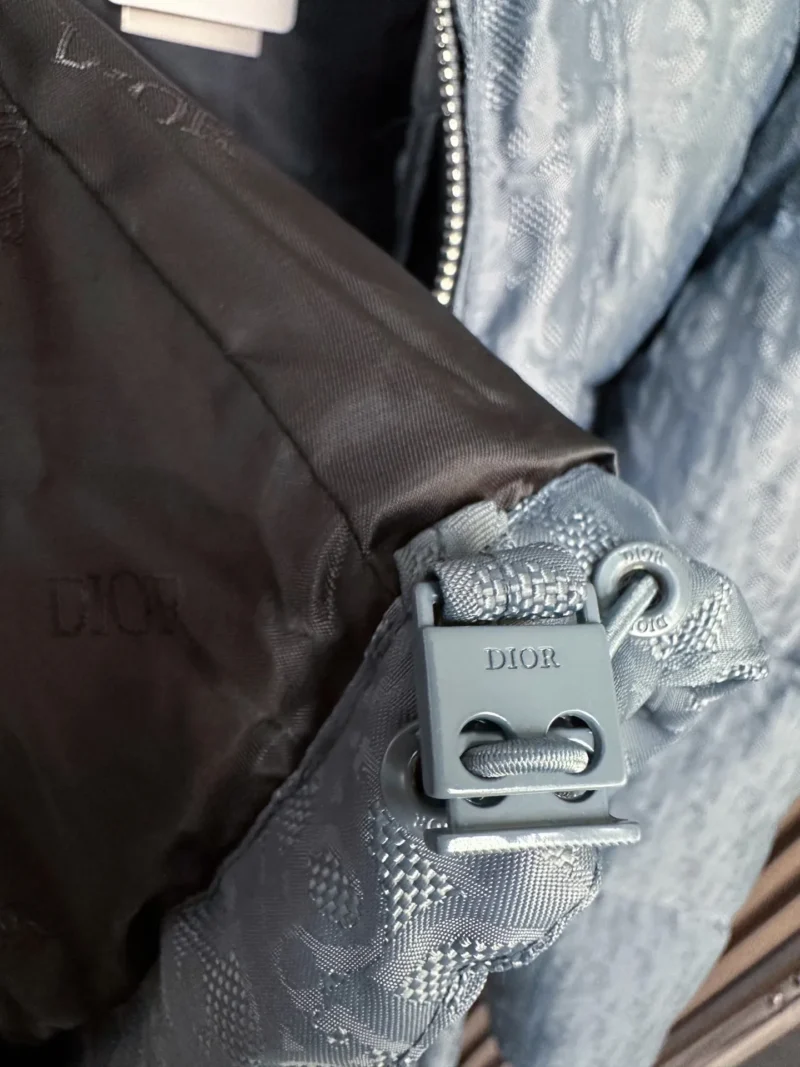 Replica Dior Down Jacket Blue Logo Series Reps - RepLuxe