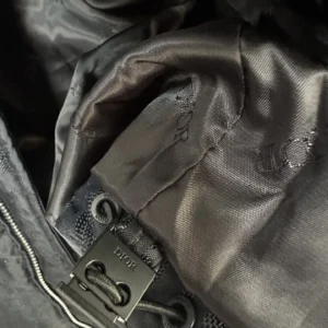 Replica Dior Down Jacket Black Logo Series Reps - RepLuxe
