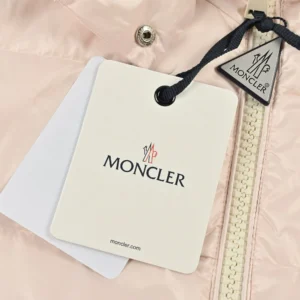 Replica Moncler Andro Short Hooded Down Jacket Pink Reps - RepLuxe