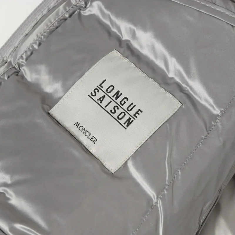 Replica Moncler Acorus Stand Collar Down Jacket Grey Reps - RepLuxe