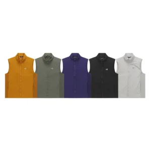 Replica Arcteryx Embroidered Vest Black Sleeveless Reps - RepLuxe