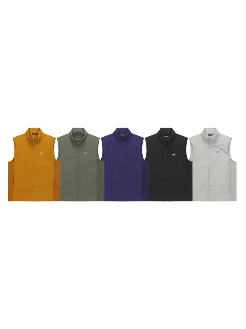 Replica Arcteryx Embroidered Vest Black Sleeveless Reps - RepLuxe