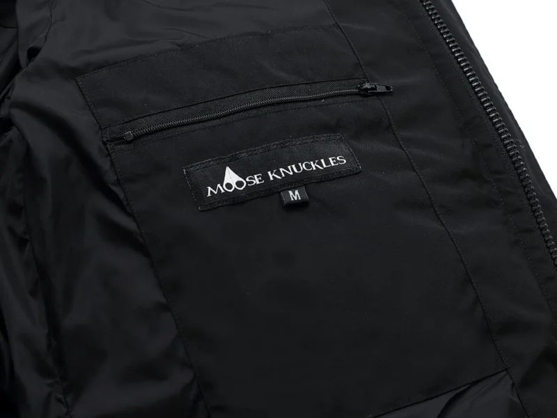 Replica Moose Knuckles Scissor 07 Down Jacket Black Reps - RepLuxe