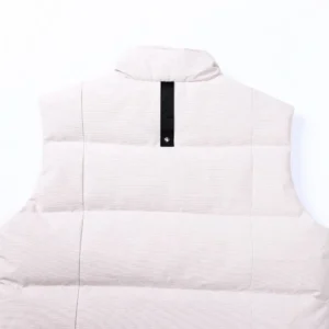 Replica Moose Knuckles Vest Off White Quilted Reps - RepLuxe