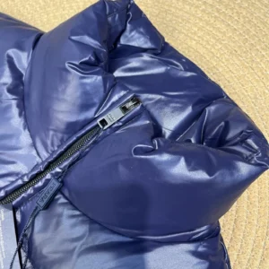 Replica Prada Minimalist Down Vest Blue Sleeveless Reps - RepLuxe