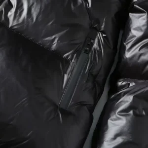 Replica Prada Hooded Down Jacket Black Unisex Reps - RepLuxe