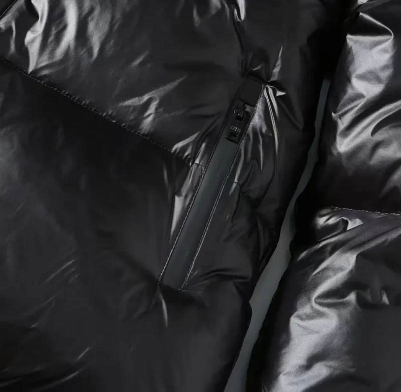 Replica Prada Hooded Down Jacket Black Unisex Reps - RepLuxe