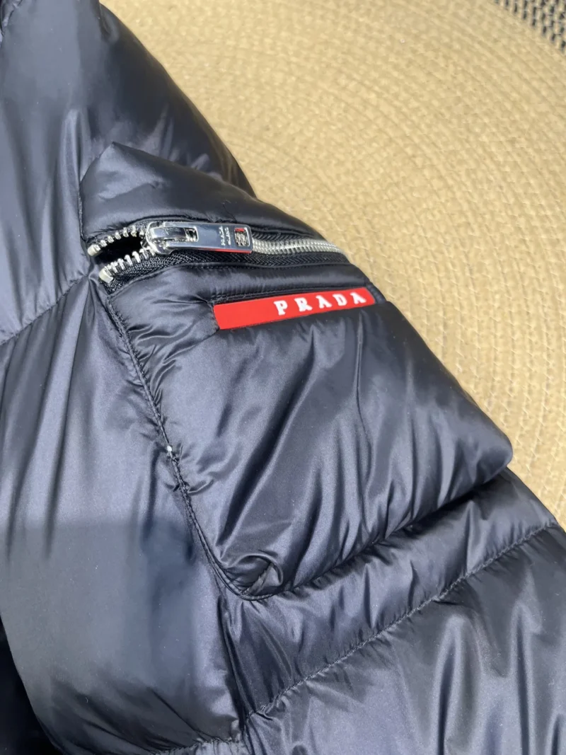Replica Prada Praz Down Jacket Black Short Reps - RepLuxe