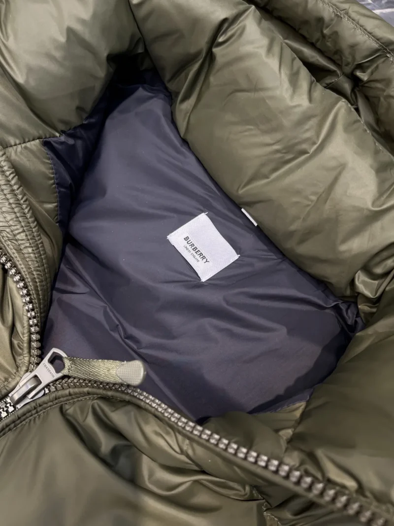 Replica Prada Down Jacket Olive Green Hooded Reps - RepLuxe