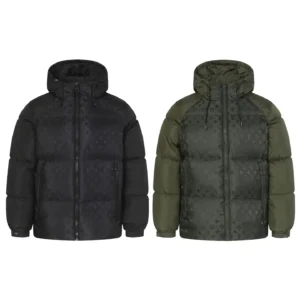 Replica Louis Vuitton Down Jacket Black Monogram Reps - RepLuxe