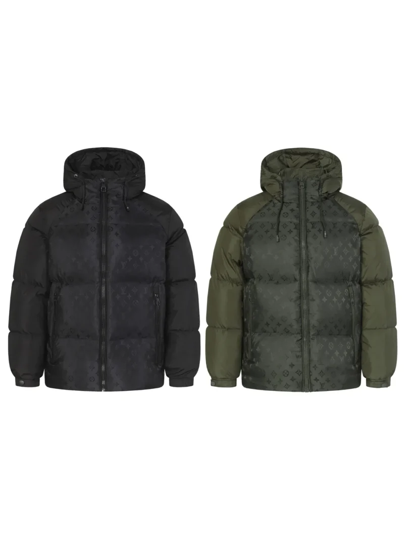 Replica Louis Vuitton Down Jacket Black Monogram Reps - RepLuxe