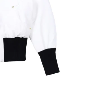 Replica Moose Knuckles Gold Scissor Down Jacket White Reps - RepLuxe