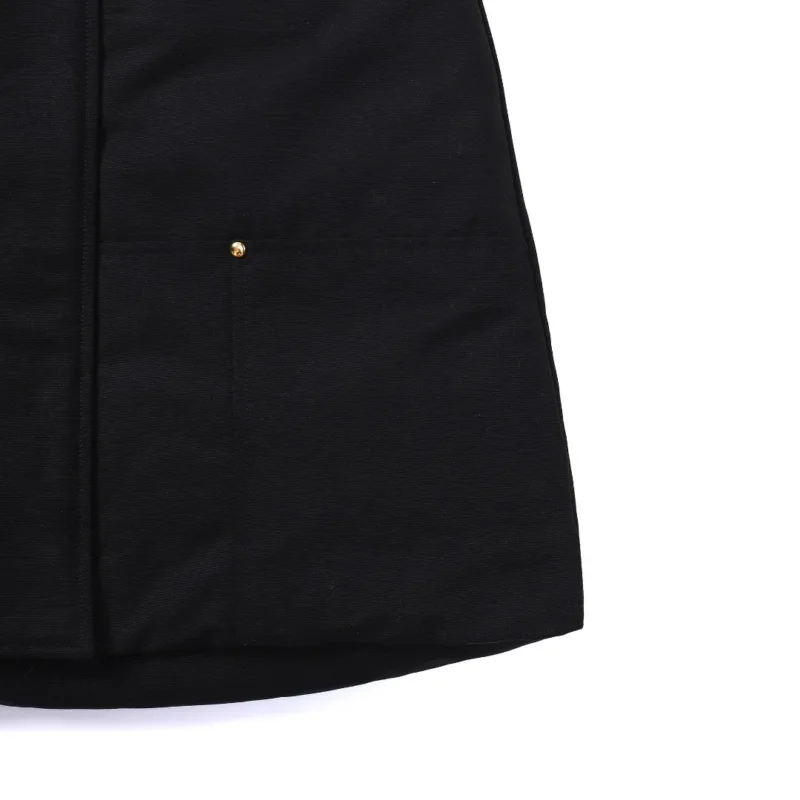 Replica Moose Knuckles Gold Scissor Down Jacket Black Reps - RepLuxe