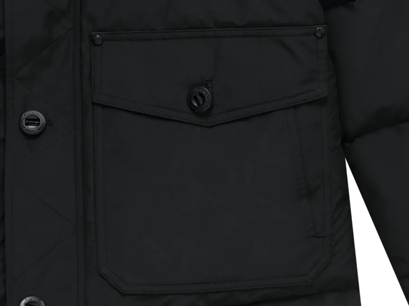 Replica Moose Knuckles Scissor 07 Down Jacket Black Reps - RepLuxe