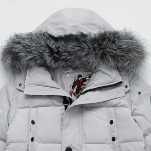Replica Moose Knuckles 07 Series Down Jacket Grey Reps - RepLuxe