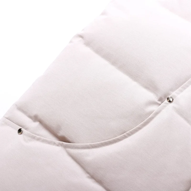 Replica Moose Knuckles Vest Off White Quilted Reps - RepLuxe