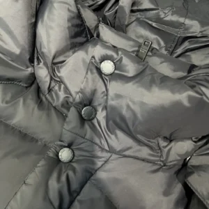 Replica Prada Down Jacket Black Detachable Hood Reps - RepLuxe