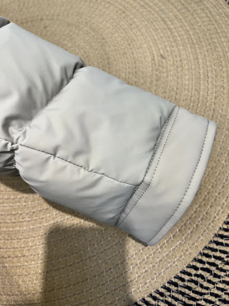 Replica Prada ReNylon Down Jacket Beige Unisex Reps - RepLuxe