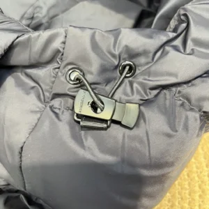 Replica Prada Down Jacket Grey Hooded Puffer Reps - RepLuxe